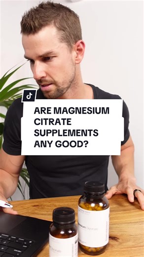 Are magnesium citrate supplements any good? Honestly, they’re not our preference … unless however, you’re on a tight budget and still want to get some of the benefits from a magnesium supplement. Magnesium citrate supplements are often used as a laxative, because of their ability to rapidly draw water into the small intestines. For some, this is exactly what they’re looking for. But if that’s not you … and you are supplementing with magnesium citrate … keep the elemental magnesium dose on the lo