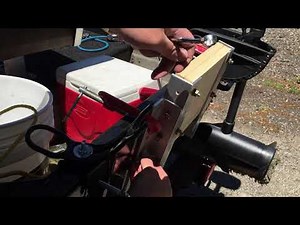 DIY JACK PLATE on my TINY BOAT