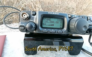 QRP通联16000km外南美巴西电台 PY6RT