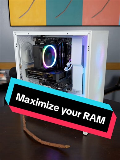 Maximizing the RAM on this @NZXT Player One Prime Pre-built Gaming PC #techtips #tiktoklearningcampaign