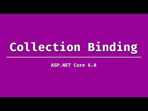 Binding to collection in ASP.NET Core 6.0
