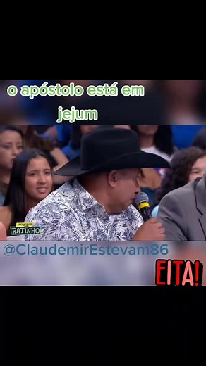 Pedro Manso Imitating Faustão on Faustão