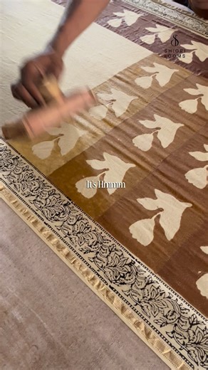 SHIORI LOOMS | Handloom Sarees on Instagram: "Craft and process that make us go hmmmm 🌸 [handloom sarees for women, indian craft, artisanal, Handblock print saree]"