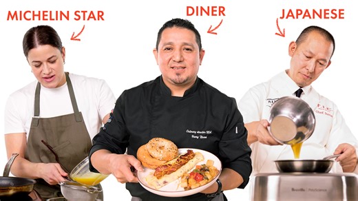 12 Chefs Make an Omelet (Michelin Star, French, Airline & More)