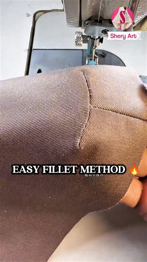 New 3D Rounded Corner Technique You Need to Try! #sewing #shorts