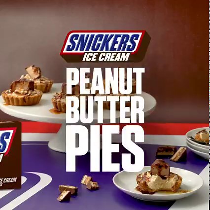 5.7K views · 159 reactions | BRB. Making SNICKERS Ice Cream Peanut Butter Pies. Full recipe on YouTube: https://youtu.be/0iRDj1sEyzI | SNICKERS | Facebook