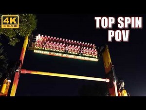 Top Spin POV (4K 60FPS), Seoul Land Huss Top Spin | Non-Copyright