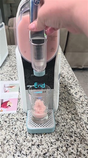 Wine slush made with strawberry wine!
