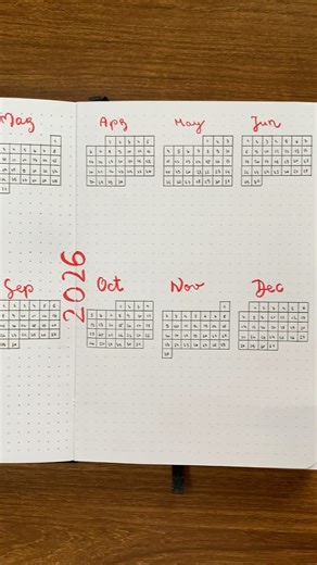 Minimal Future Log for Beginners ✨ Bullet Journal 2026 #bujowithiveinspo