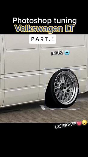 Photoshop Virtual Tuning for Volkswagen LT - Cheap Tuning Before and After