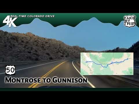 US 50 Across Colorado: Montrose to Gunnison in 4K: Curecanti National Recreation Area
