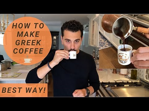How To Make Greek Coffee (aka Turkish, Armenian Coffee) Quick & Easy. Traditional & Best Method !