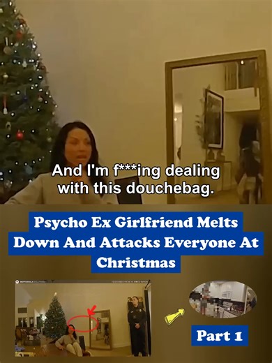 Confrontation at Christmas: Psycho Ex-Girlfriend Attacks