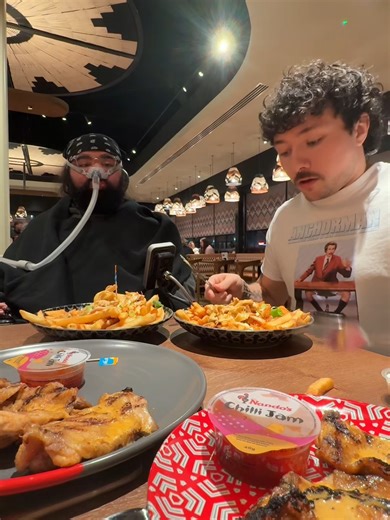 Nah all good I actually prefer my @nandosuk cold 💀 #duchennemusculardystrophy💪🏻 #disabilityawareness