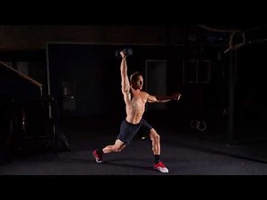 Single Arm Dumbbell Split Jerk