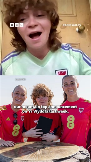 "Girls in baggy kits who dared kick a ball for the first time" ⚽ This will get you in the mood for the Euros! 🏴󠁧󠁢󠁷󠁬󠁳󠁿 Wales' poet Sarah McCreadie chats to Dot on Radio Wales Breakfast | BBC Radio Wales