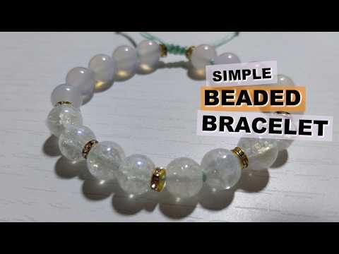 Simple and easy beaded bracelet pattern