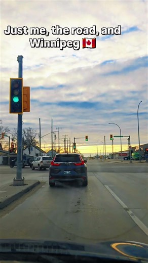 Winnipeg Streets at Evening 🚗 #Shorts #travel