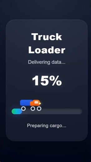 Truck Loader UI 🚚🔥