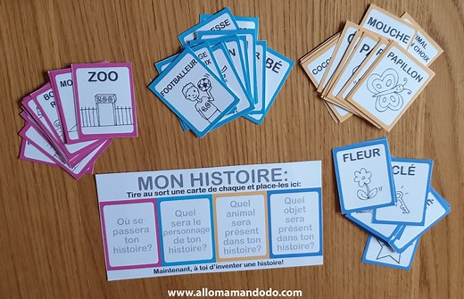 Jeu "J'invente une histoire" à imprimer! - Allo Maman Dodo