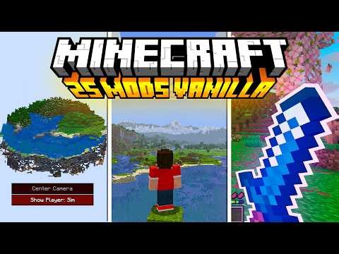 25 VANILLA MODS FOR MINECRAFT 1.21.11