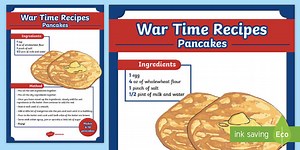 Wartime Recipe: Pancakes