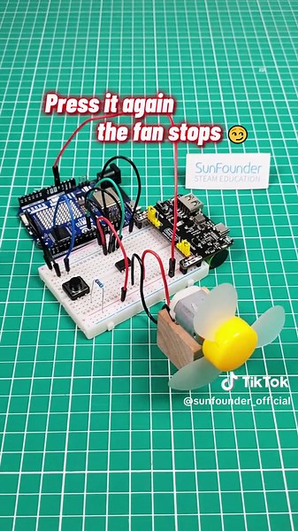 DIY Tech: Building an Arduino-Controlled Fan! #arduino #diy #arduinoproject #engineering #tech #stem #stemeducation