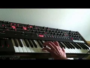 Sequential Prophet 6 Synthesizer, Preset Tweak, Before & After