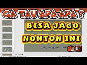 Belajar Power Point Untuk Pemula Mulai Dari Nol - Penjelasannya detail dan Simpel