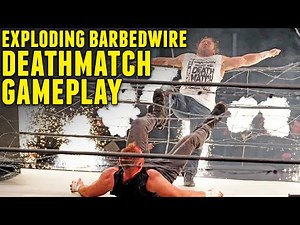 Kenny Omega vs Jon Moxley | Exploding Barbed Wire Deathmatch Gameplay | AEW Fight Forever