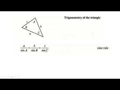 #1 sine rule intro