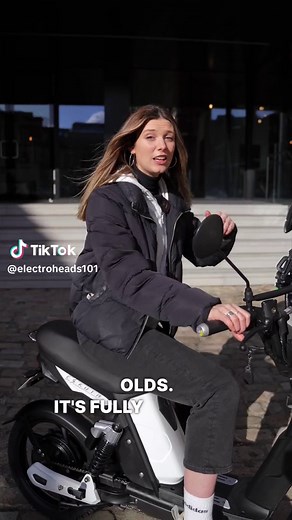 An electric moped a 14yo can ride?! (Link in bio) #ebike #electricbike #emoped
