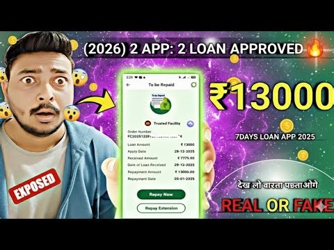 7 Days Loan App Real or Fake? | 2 Apps Live Proof 😱 | Reality Exposed 2025