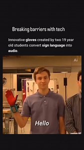 1K views · 24 reactions | This is such an inspiring innovation!  Technology like this is bridging communication gaps and making the world more inclusive. Just like these students are transforming how we connect, @pulse.crm is helping businesses connect better with their customers using cutting-edge AI tools. Follow @pulse.crm to see how tech can revolutionize the way you grow and manage your business!   artificialintelligence.co | Pulsecrm.ai - The AI Growth Platform | Facebook