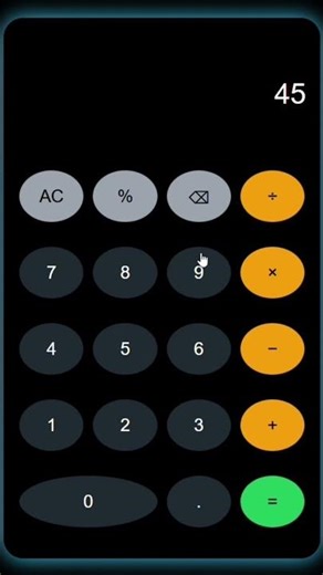 Calculator UI #coding #codeblocks #correctcoding #owncode #html #css #javascript #webdevelopment