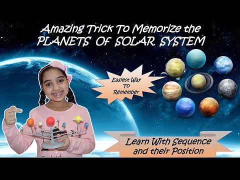 Learn Planets of Solar System, Their Order with Memory Trick | Quick & Easy Way to Memorize Planets