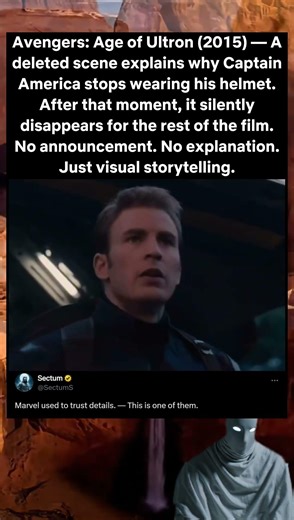 Avengers: Age of Ultron (2015) — The Missing Helmet