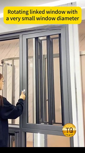 5.2K views · 21 reactions | Rotating linkage window with a very small window diameter.#window #windowdesign #windowstyle #windowdecor #homewindow #glasswindow #homedecor #installation | chinawindowdoors | Facebook