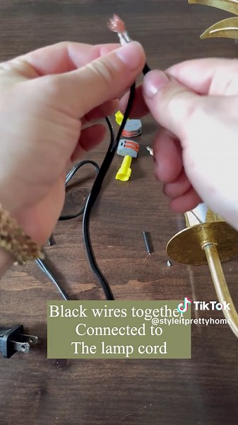 How I turned a hardwired light into a plug-in ✨(i am not a certified electrician- attempt at your own r1sk)✨ (There is the puck light trick, rechargeable lightbulbs- that can also be used) #fyp #oldhouserenovation #homeimprovement