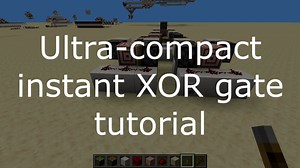 A tutorial for an absurdly compact, completely instant XOR gate I made.