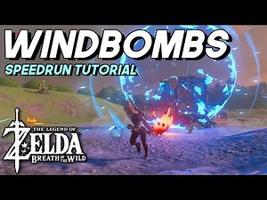 How to go ANYWHERE FAST in Breath of the Wild Using Bombs (Windbomb-BIL Tutorial 2021 UPDATED)