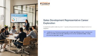 Sales Development Representative Career Exploration 101 Role Skills Salary...