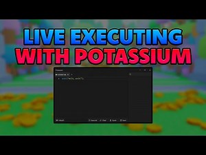 Live executing on Roblox using Potassium!