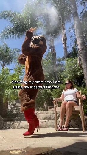 She looks so proud. | Masters Degree