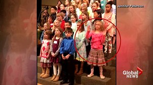 A video of six-year-old Tennessee girl moving and grooving while singing in her church’s choir has garnered more than 40 million views online. RELATED: http://glbn.ca/7ncK9o | Global News