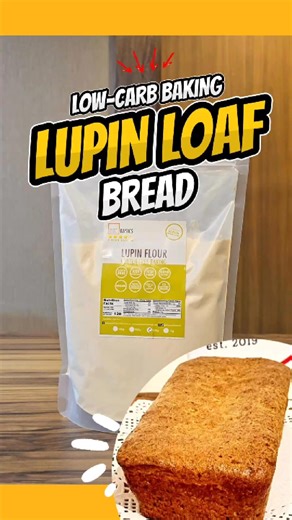 Another GLUTEN-FREE LOAF RECIPE using LUPIN FLOUR of PerfectMatch Low-carb Selections. | PerfectMatch low-carb selections