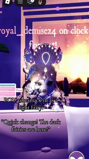 I hope they didn’t notice! #gothic #royalehigh #roblox #lightfairy #royalehighroblox