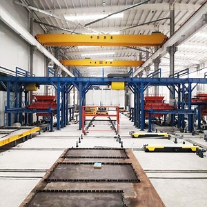 [Hot Item] Building Construction Machine Hot Sale Cheap Precast Concrete House Wall Panel Machine Pallet Circulation Production Line