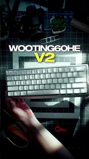 The FASTEST $180 KEYBOARD you can Buy! Wooting 60HE V2 #tech #gamingsetup #rapidtrigger #desksetup