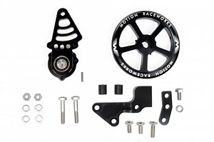 Motion Raceworks Passenger Side Belt Drive LS Mechanical Fuel Pump Bra